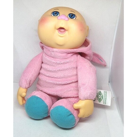 Rare CPK Cabbage Patch Kid Wearing Pink Bunny Pajamas Doll 10" - A Must-Have - Picture 8 of 8